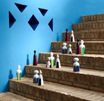 Tivoli Fantasy Figurines figurer fra Normann Copenhagen alle på trappe - Fransenhome